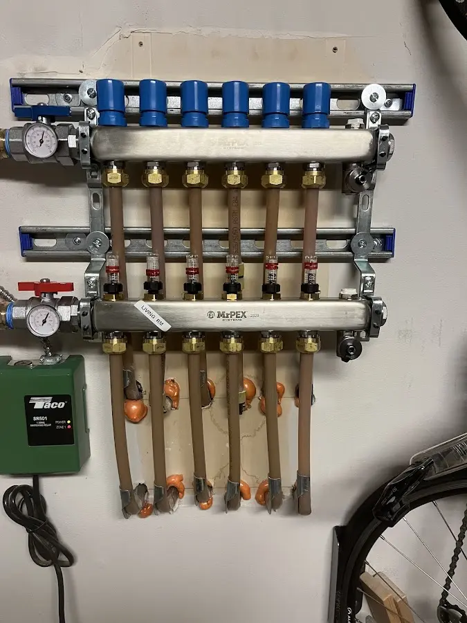 Plumber performing Leak Detection at a residential property in Carterville